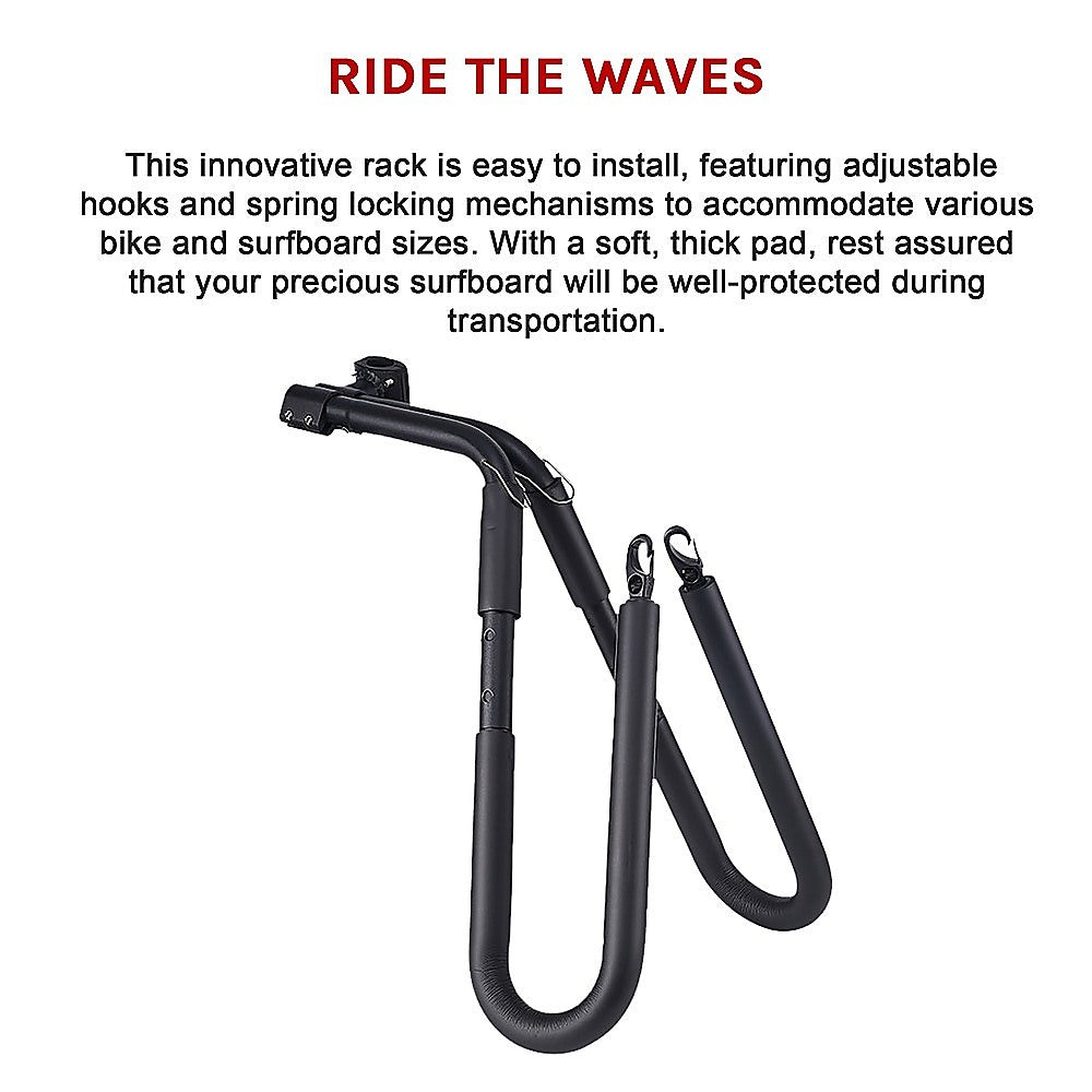 Adjustable Surfboard Skimboard Bicycle Rack Carrier V63-840531