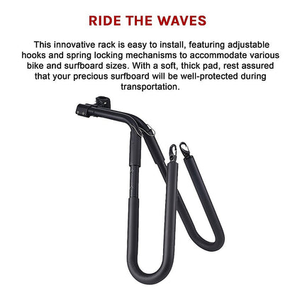 Adjustable Surfboard Skimboard Bicycle Rack Carrier V63-840531