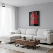 Wall Mounted Lockable Jersey Display Case 80cm Sports Memorabilia Storage Box For Football And Basketball V63-840541