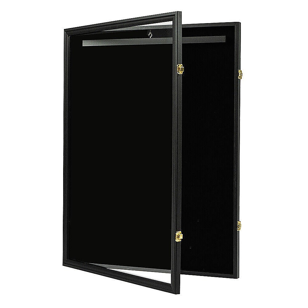 Wall Mounted Lockable Jersey Display Case 80cm Sports Memorabilia Storage Box For Football And Basketball V63-840541