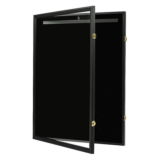 Wall Mounted Lockable Jersey Display Case 80cm Sports Memorabilia Storage Box For Football And Basketball V63-840541