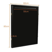 Wall Mounted Lockable Jersey Display Case 80cm Sports Memorabilia Storage Box For Football And Basketball V63-840541