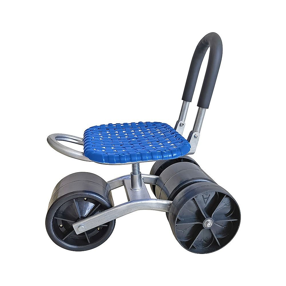 Gardening Seat Portable Height Adjustable Folding Stool With Kneeling Pad For Comfortable Garden Work V63-840571