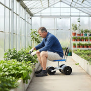 Gardening Seat Portable Height Adjustable Folding Stool With Kneeling Pad For Comfortable Garden Work V63-840571