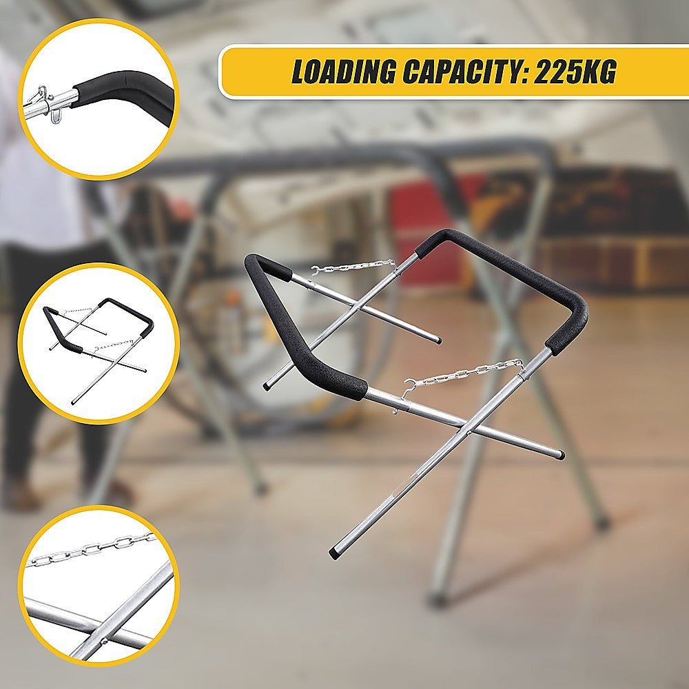 Fender Work Bench Panel Stand Curved Legs Panel Repair Beating Spray Painting V63-840581