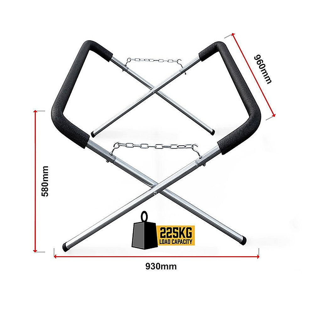Fender Work Bench Panel Stand Curved Legs Panel Repair Beating Spray Painting V63-840581