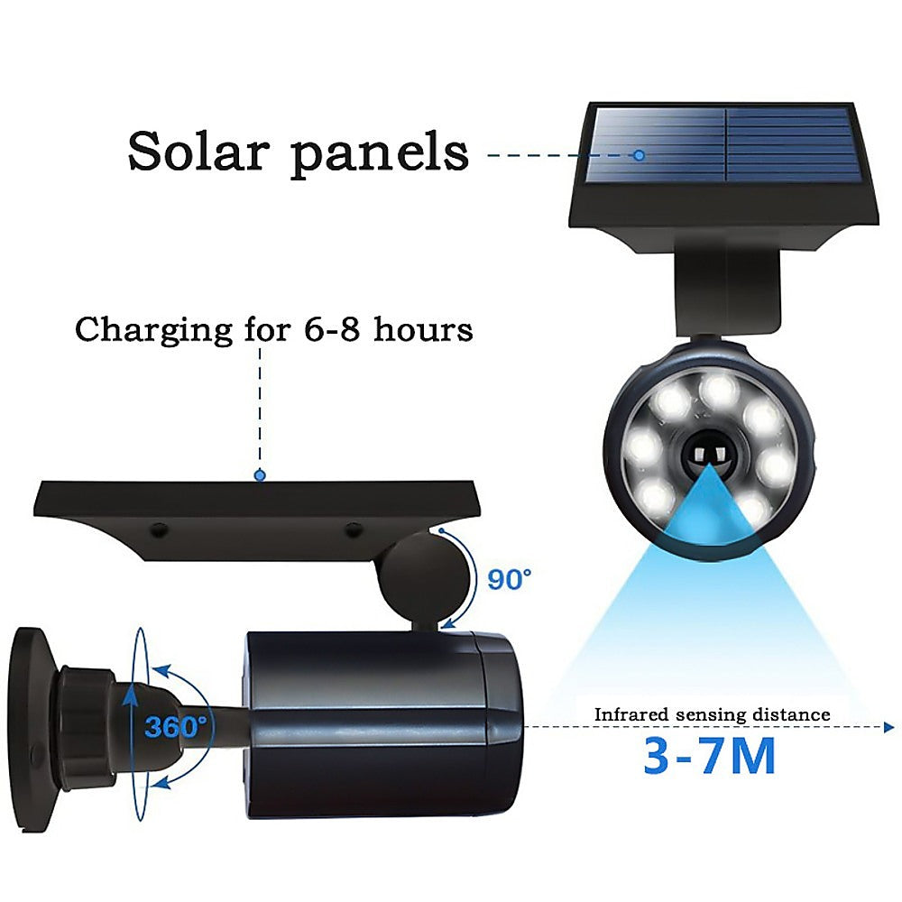 Solar LED Spotlight Motion Activated Security Light V63-840591