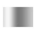 Rectangular Mirror LED Anti-Fog Illuminated Bathroom Living Room - 120x80cm V63-840621