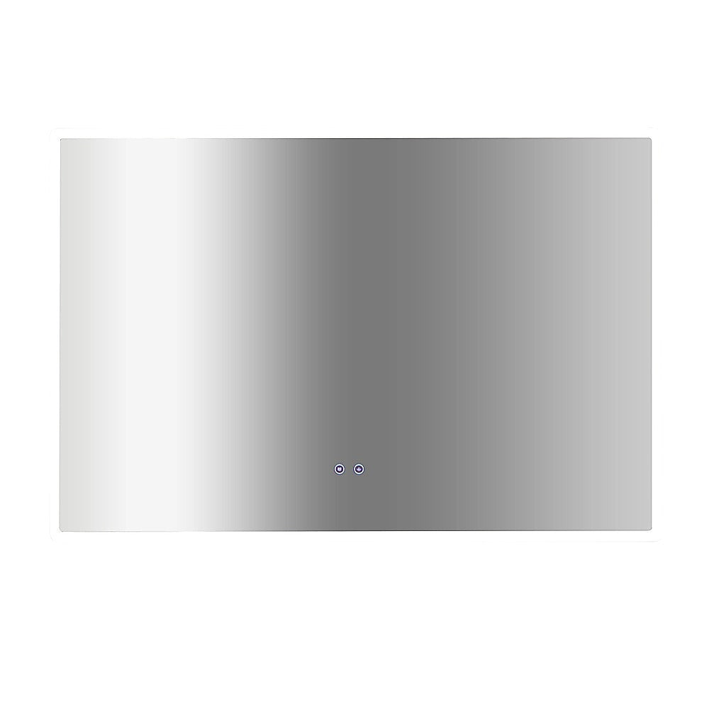 Rectangular Mirror LED Anti-Fog Illuminated Bathroom Living Room - 120x80cm V63-840621