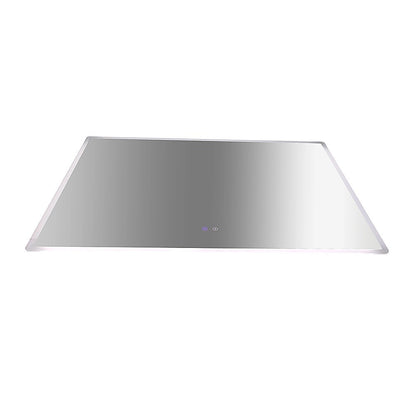 Rectangular Mirror LED Anti-Fog Illuminated Bathroom Living Room - 120x80cm V63-840621