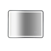 Rectangular Mirror LED Anti-Fog Illuminated Bathroom Living Room - 90x70cm V63-840631