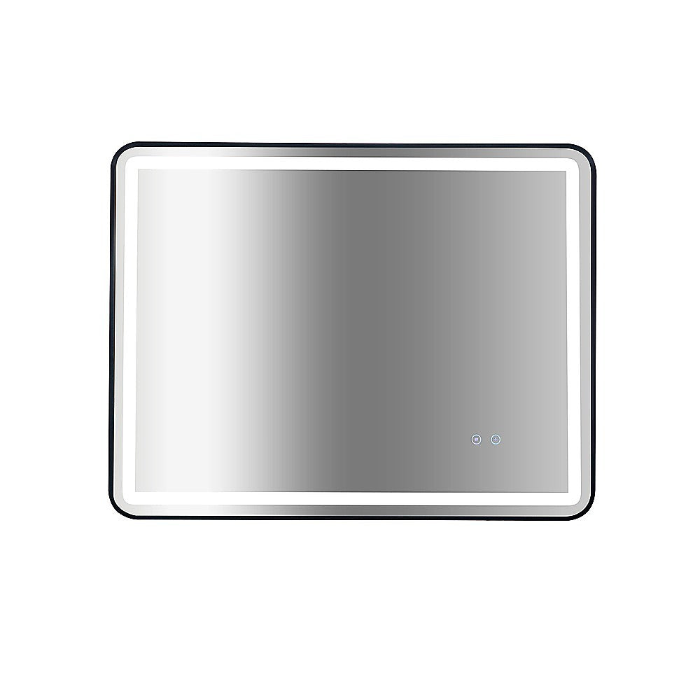 Rectangular Mirror LED Anti-Fog Illuminated Bathroom Living Room - 90x70cm V63-840631