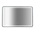 Rectangular Mirror LED Anti-Fog Illuminated Bathroom Living Room V63-840661