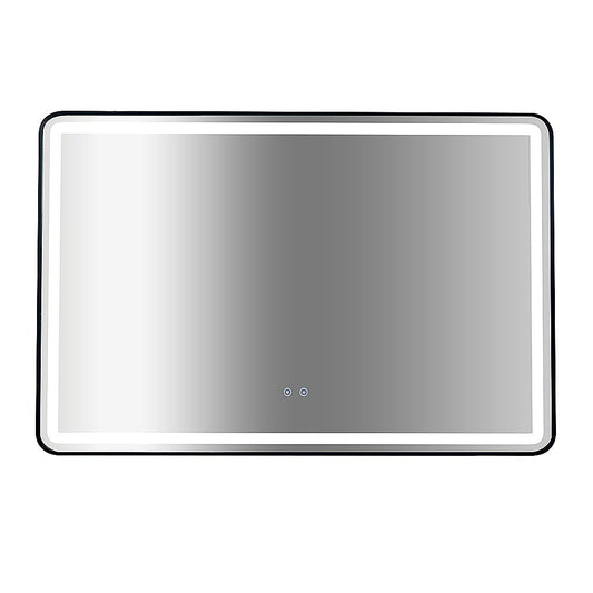 Rectangular Mirror LED Anti-Fog Illuminated Bathroom Living Room V63-840661