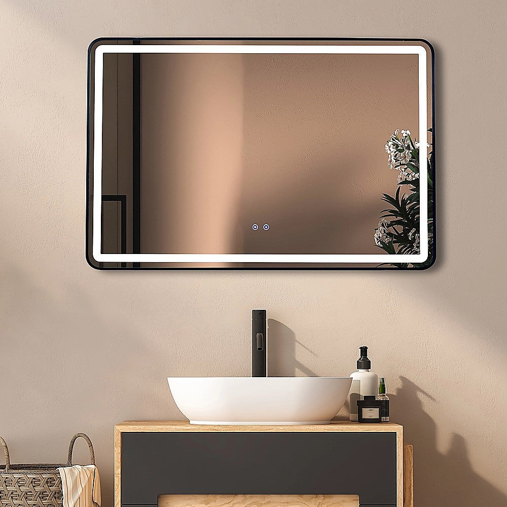 Rectangular Mirror LED Anti-Fog Illuminated Bathroom Living Room V63-840661