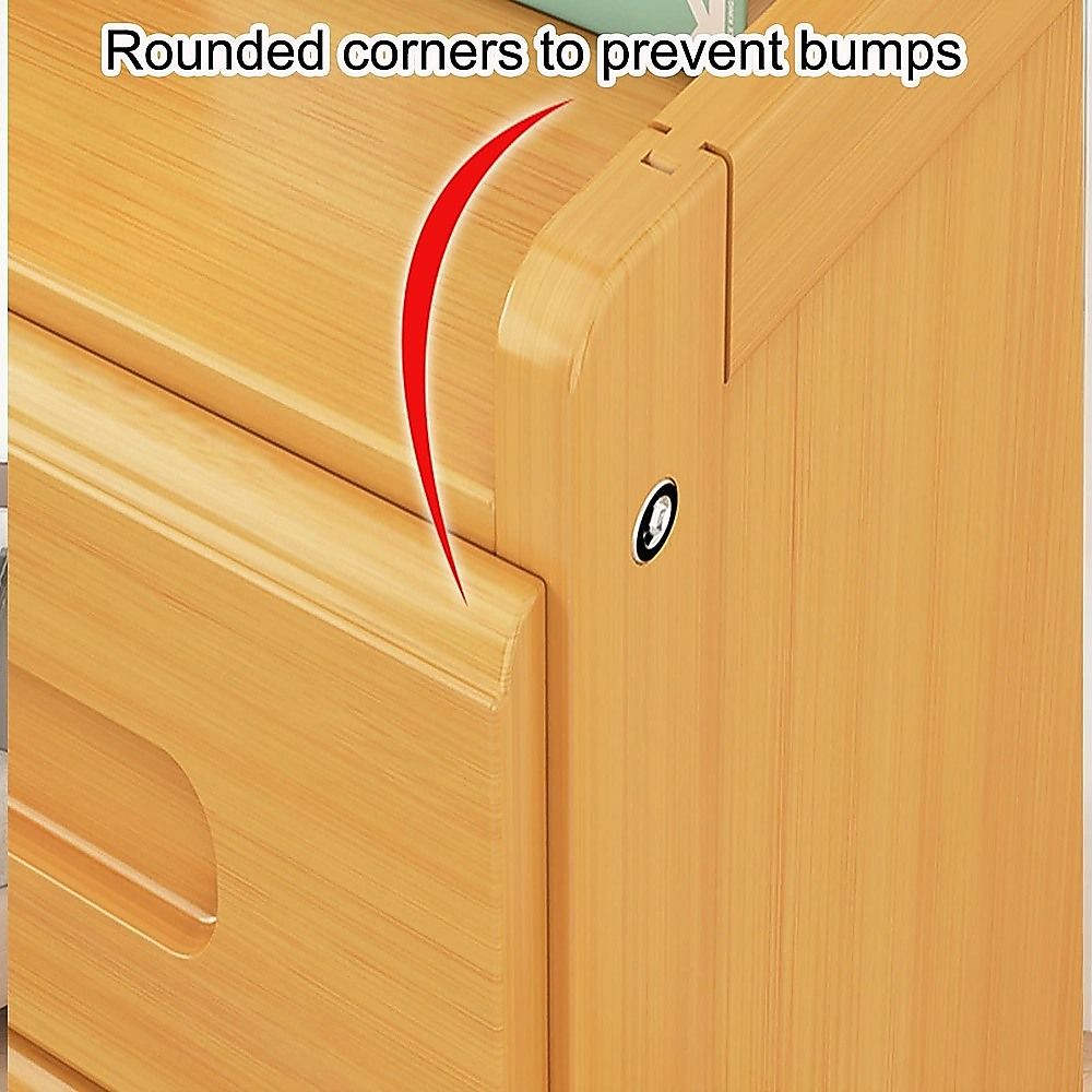 Wooden Hall Stand Floor Coat Rack with Drawer Modern Minimalist Style V63-840701