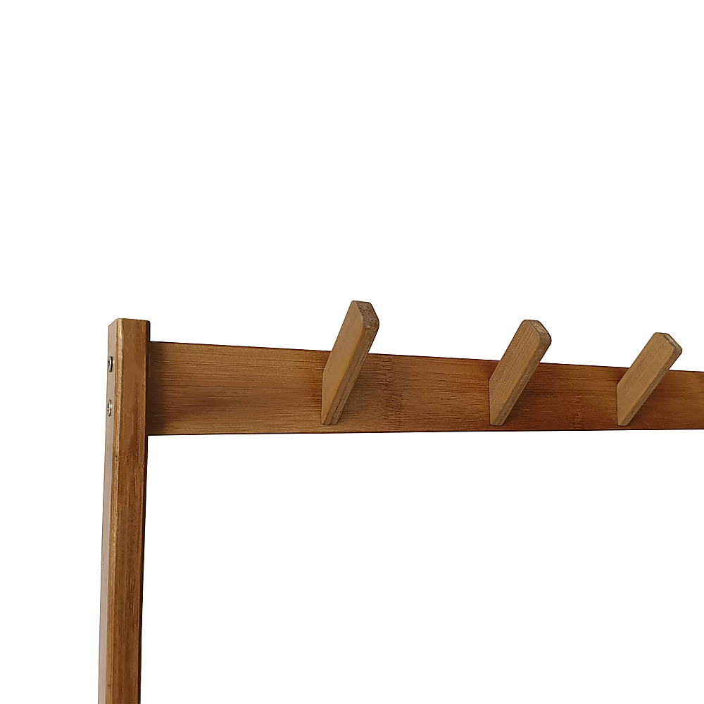 97x168cm Hallway Bench Coat Rack Stand Multifunctional Hall Shelf Entryway V63-840711