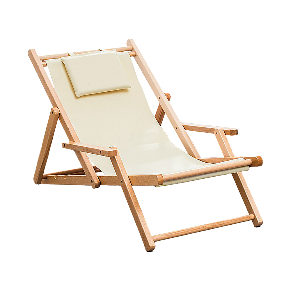 Premium Foldable Outdoor Sling Chair Patio Lounge V63-840761