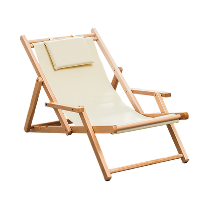Premium Foldable Outdoor Sling Chair Patio Lounge V63-840761