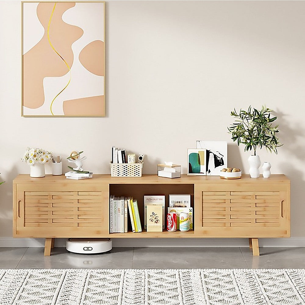European Style TV Cabinet Entertainment Unit Stand Storage V63-840771