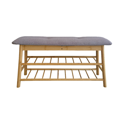 Shoe Stool Storage Rack Cabinet Multifunctional Space Saving V63-840781