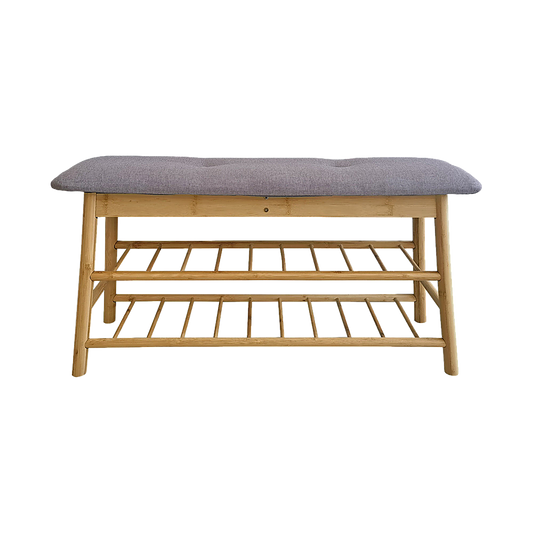 Shoe Stool Storage Rack Cabinet Multifunctional Space Saving V63-840781