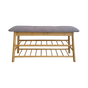 Shoe Stool Storage Rack Cabinet Multifunctional Space Saving V63-840781