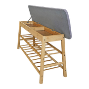 Shoe Stool Storage Rack Cabinet Multifunctional Space Saving V63-840781