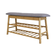 Shoe Stool Storage Rack Cabinet Multifunctional Space Saving V63-840781
