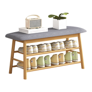 Shoe Stool Storage Rack Cabinet Multifunctional Space Saving V63-840781
