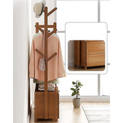 165x70cm Clothes Rack Stand Storage Shelves Modern Coat Tree V63-840851