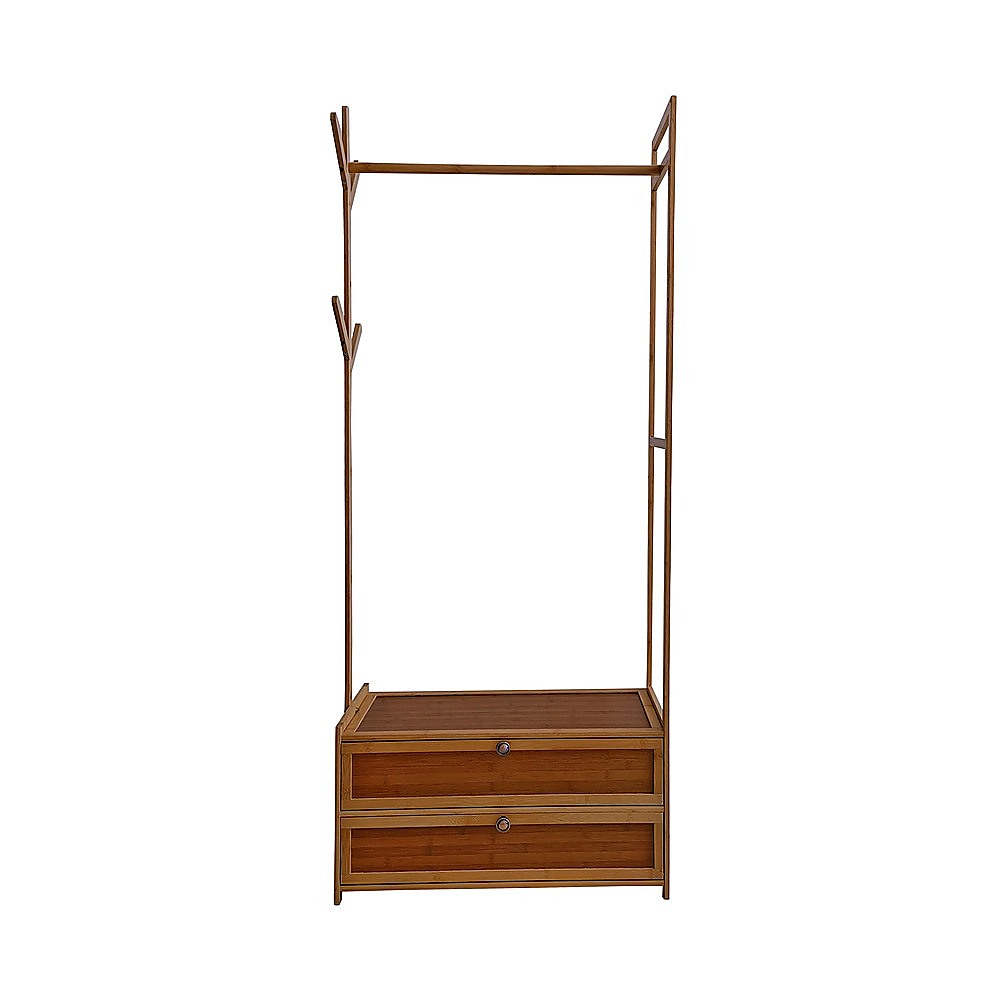 165x70cm Clothes Rack Stand Storage Shelves Modern Coat Tree V63-840851