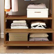165x70cm Clothes Rack Stand Storage Shelves Modern Coat Tree V63-840851