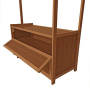 165x70cm Clothes Rack Stand Storage Shelves Modern Coat Tree V63-840851