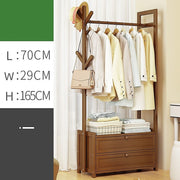 165x70cm Clothes Rack Stand Storage Shelves Modern Coat Tree V63-840851