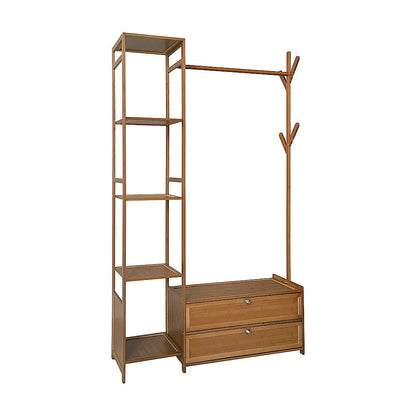 165x100cm Clothes Rack Stand Storage Shelves Modern Coat Tree