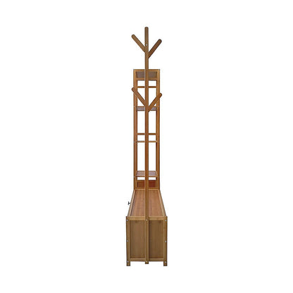 165x100cm Clothes Rack Stand Storage Shelves Modern Coat Tree