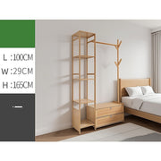 165x100cm Clothes Rack Stand Storage Shelves Modern Coat Tree V63-840891