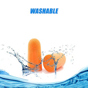 Foam Ear Plugs Disposable 200 Pairs Noise Cancelling Plane Sleep Snoring V63-840921