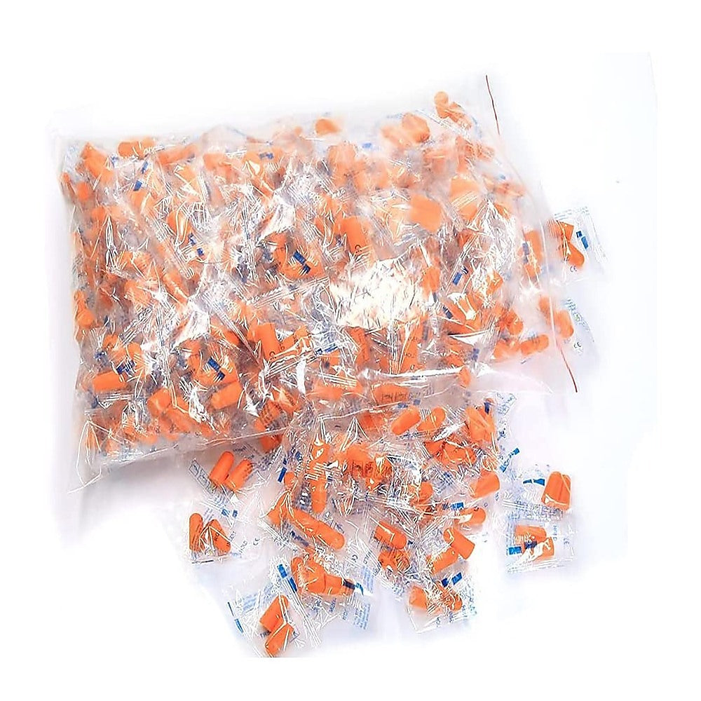 Foam Ear Plugs Disposable 200 Pairs Noise Cancelling Plane Sleep Snoring V63-840921