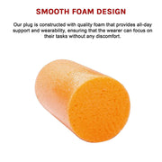 Foam Ear Plugs Disposable 200 Pairs Noise Cancelling Plane Sleep Snoring V63-840921