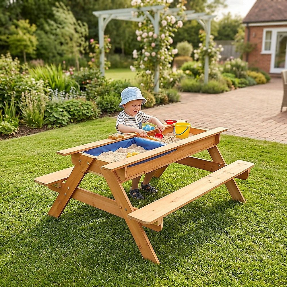 Sand & Water Wooden Picnic Table V63-841511