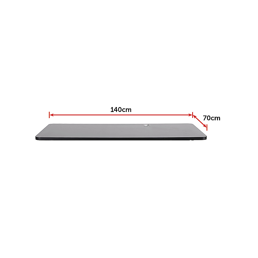 Office Home Computer Desk Table Top with Cable Hole V63-841561