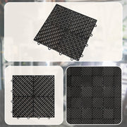 Vented Garage Floor Tiles | Snow Water Drainage | 30x30cm V63-841661