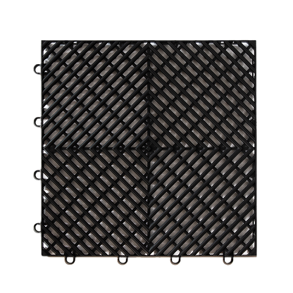 Vented Garage Floor Tiles | Snow Water Drainage | 30x30cm V63-841661