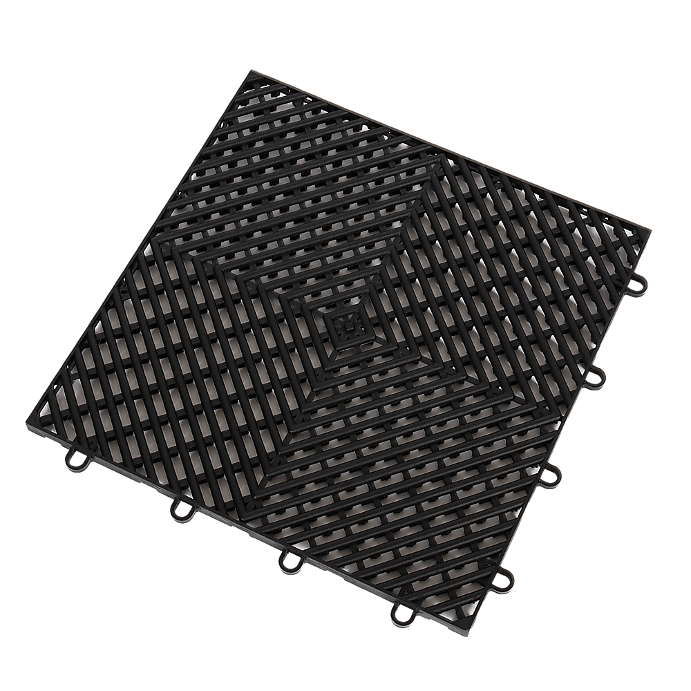 Vented Garage Floor Tiles | Snow Water Drainage | 30x30cm V63-841661
