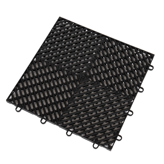 Vented Garage Floor Tiles | Snow Water Drainage | 30x30cm V63-841661