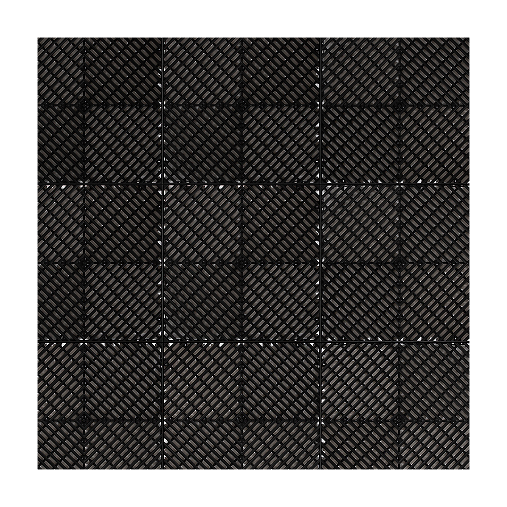 Vented Garage Floor Tiles | Snow Water Drainage | 30x30cm V63-841661