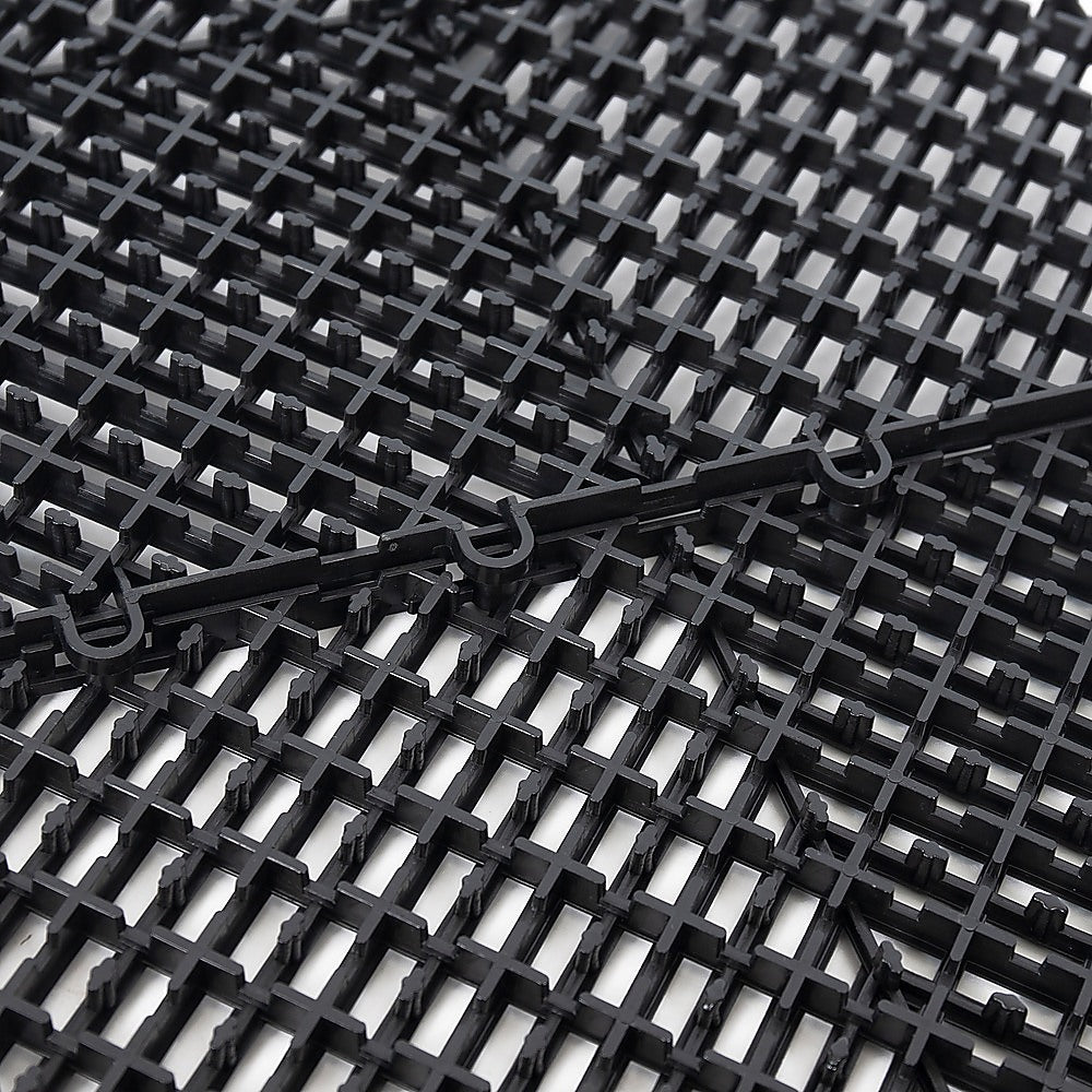 Vented Garage Floor Tiles | Snow Water Drainage | 30x30cm V63-841661