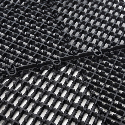 Vented Garage Floor Tiles | Snow Water Drainage | 30x30cm V63-841661